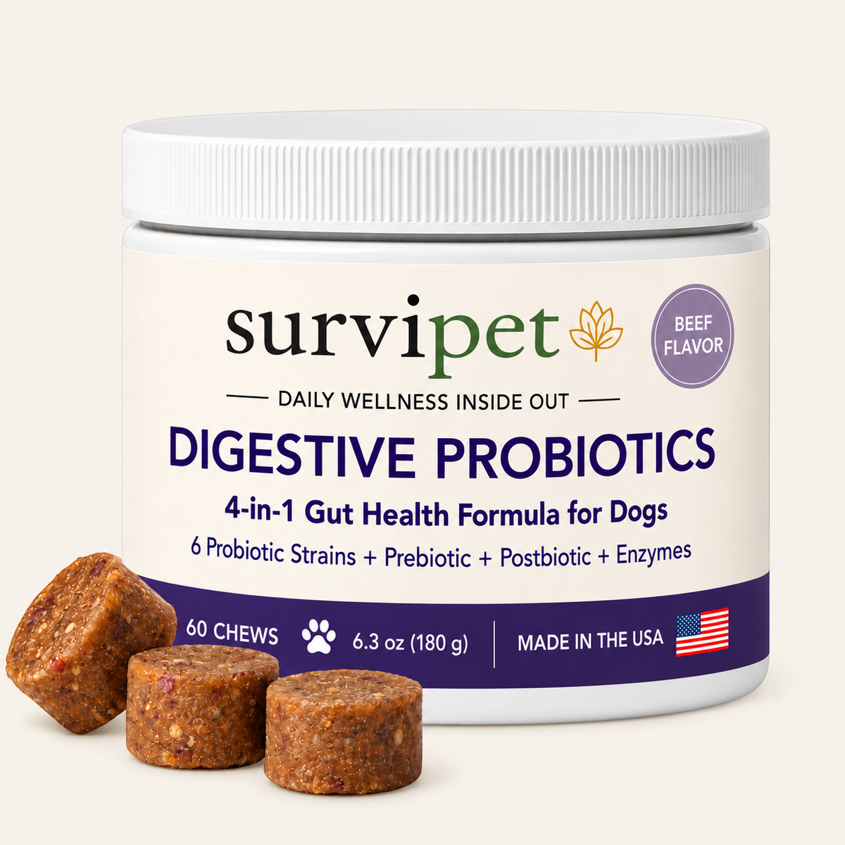 Survipet Digestive Probiotics for Dogs